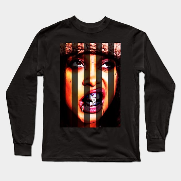 Badu Behind The Curtain Long Sleeve T-Shirt by 404pageNotfound